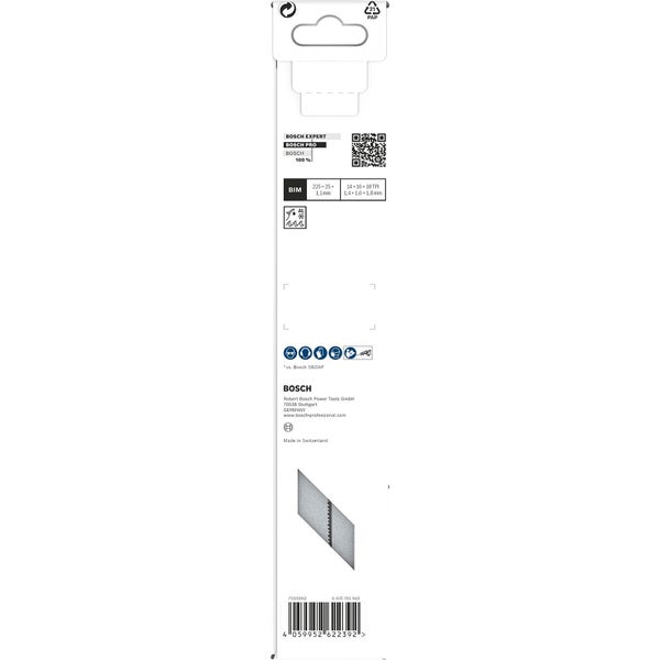 Bosch PRO Medium-Thick Metal precise S1137BEF Blatt 1,1 x 25 x 225 mm 5-tlg. - 2608658994