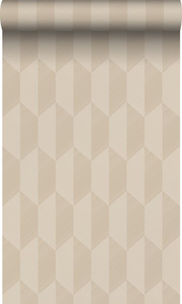 Origin Wallcoverings Öko-Strukturtapete 3D Muster Beige - 50 x 900 cm - 348030