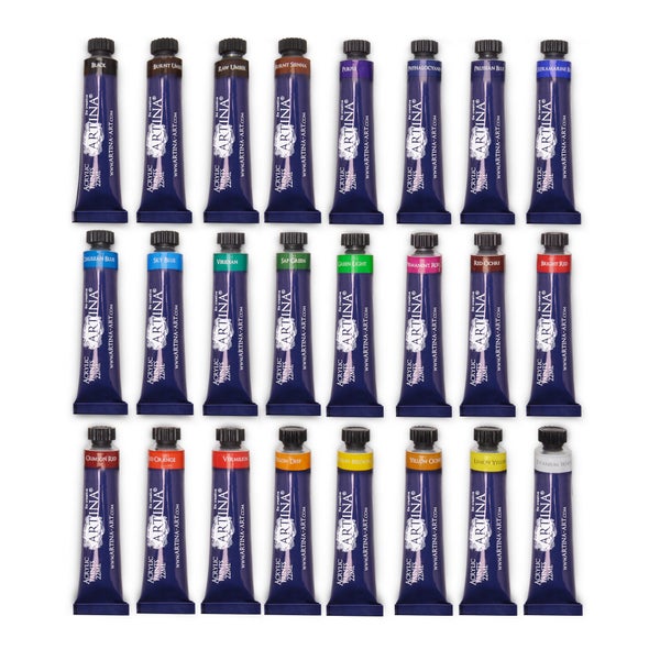 Artina Acrylfarbenset Crylic 24x22ml