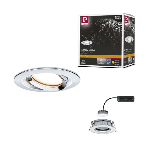 Akkuleuchte mit WhiteSwitch LED Technologie und Dimmfunktion zeigt verschiedene Lichtfarben
