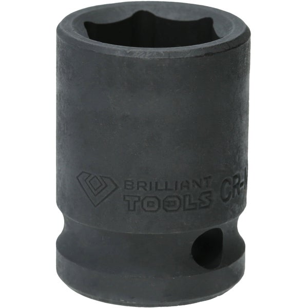 BRILLIANT TOOLS 1/2 Kraft-Stecknuss Sechskant 18 mm kurz - BT022641