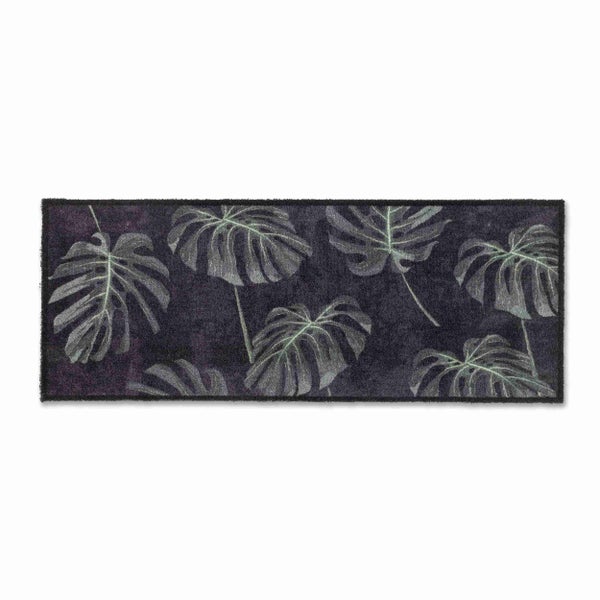 Fußmatte mit Monstera Blatt Muster