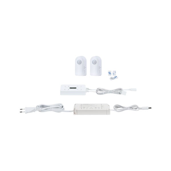 Bewegungsmelder-Set mit Steuergerät und Netzteil