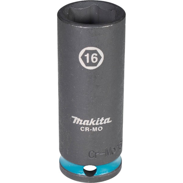 Makita E-16330 Steckschlüssel 3/8 SW16 Impact Black lang