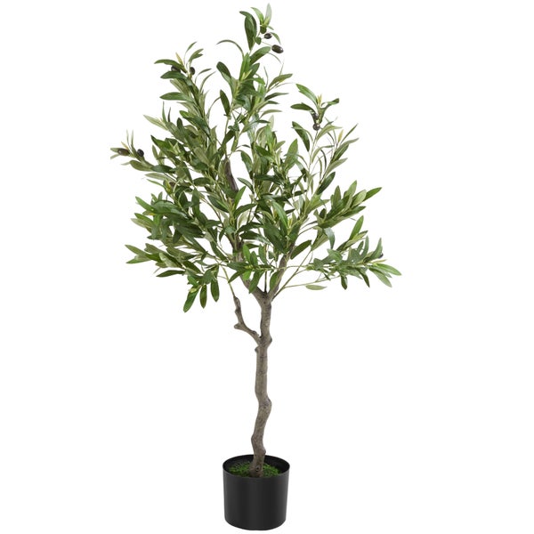 Künstlicher Olivenbaum im Topf