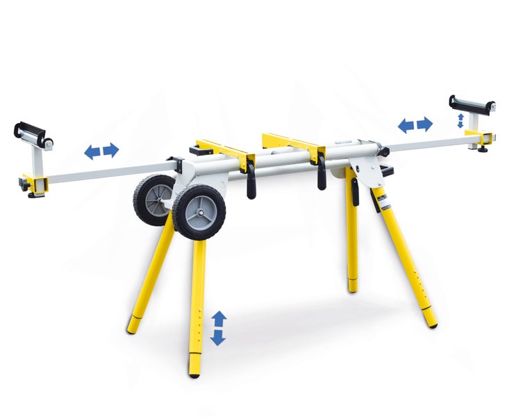 Rollenbock mit verstellbaren Rollen und Beinen