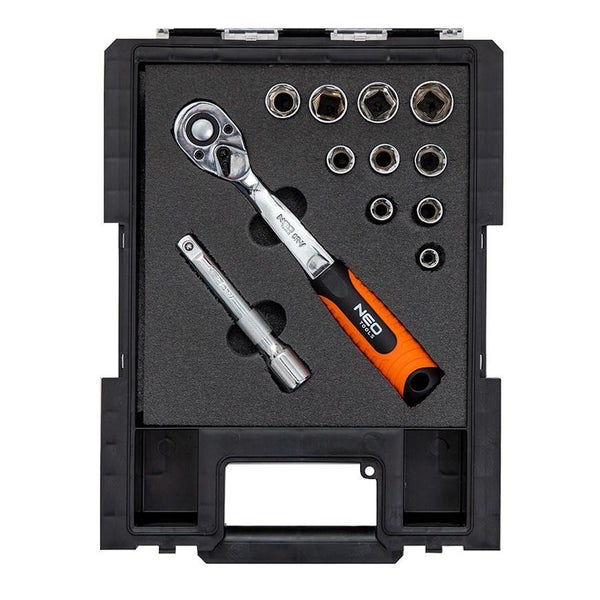 PROREGAL QBRICK Sortimentskasten One M HxBxT 26,5 x 36,5 x 7 cm 2,5 Liter Inkl. Schaumstoffeinlage Mit Deckgriff Mit Klemmverschlüsse Schwarz