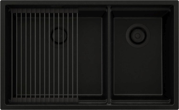 Spüle mit Abtropfgestell