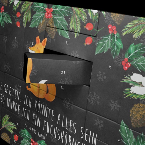 Mr. & Mrs. Panda Befüllbarer Adventskalender Einhorn Wunsch - Schwarz