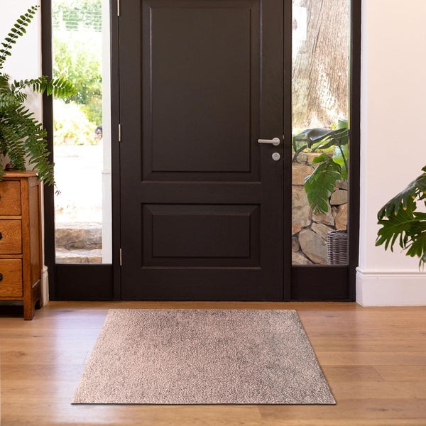 FLOORDIREKT Fußmatte Domenico - stilvolle & praktische Schmutzfangmatte - Hellbeige - 50 x 80 cm