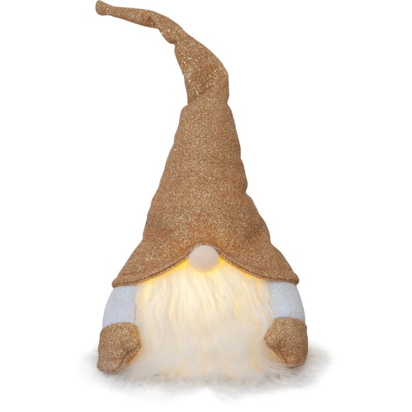 Dekofigur Zwerg mit Bart und Mütze