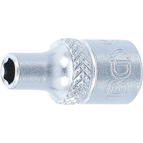 BGS Steckschlüssel-Einsatz Sechskant Antrieb Innenvierkant 6,3 mm (1/4) SW 5/32 - 10650