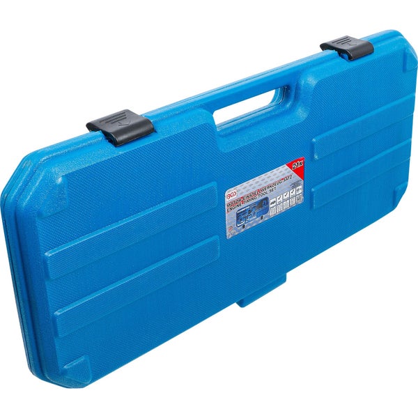 Motor Einstelle Werkzeugsatz im blauen Koffer