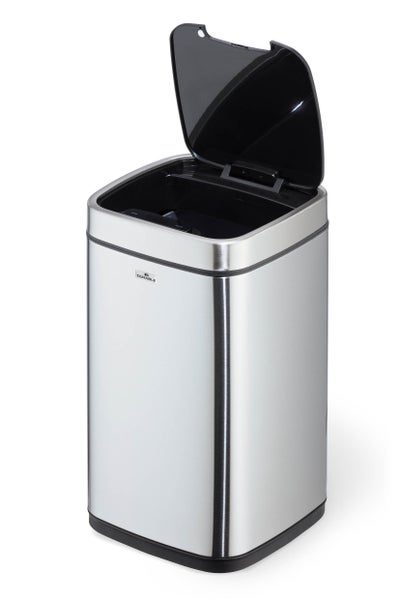 Durable 342123 Sensor Abfalleimer NO TOUCH, mit Inneneimer, 12 Liter, silber