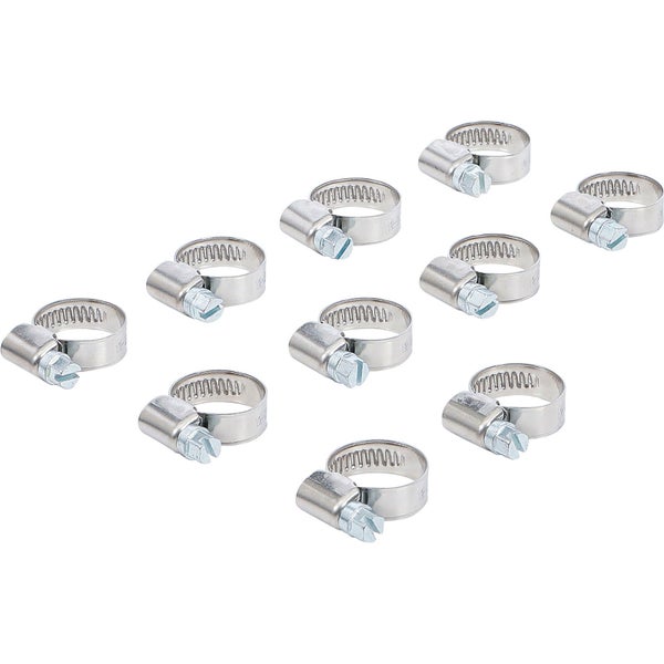 BGS Schlauchklemmen rostfrei 12 x 20 mm 10tlg. - 8095-12x20