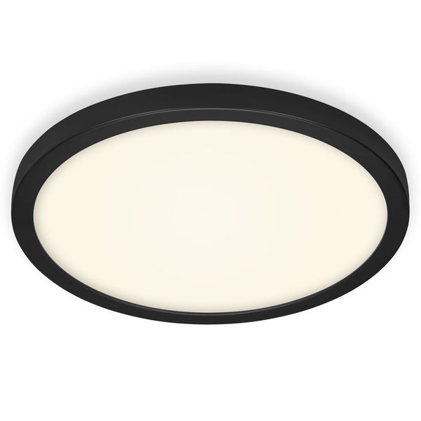 LED Deckenleuchte Deckenlampe 24,5 W Schwarz-Weiß 4000K Ø 40,5cm Briloner