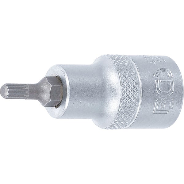 BGS Bit-Einsatz Antrieb Innenvierkant 12,5 mm (1/2) Innenvielzahn (für XZN) M5 - 4350