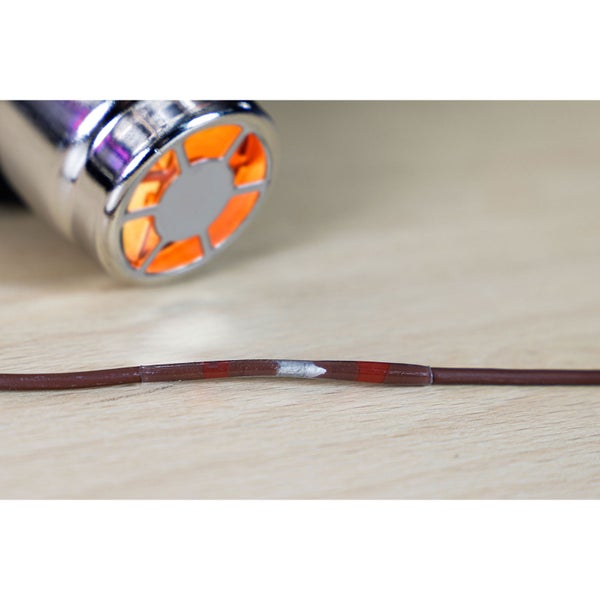 Elektrischer Schrumpfschlauchverbinder mit Heißluftpistole