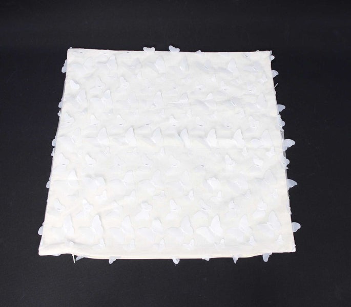 FRANK FLECHTWAREN | Kissenhülle Zarte Schmetterlinge, POLYESTER, 45 x 45 cm