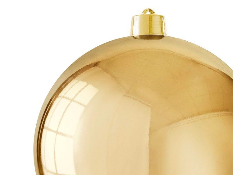 Weihnachtskugel mit glänzender Oberfläche zum Aufhängen