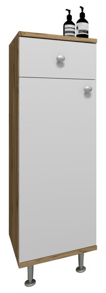 Badmöbel Midischrank Badschrank Schublade Nilosi