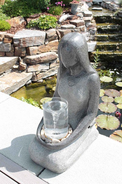 Gartenbrunnen Zierbrunnen FoDonna mit Wasserstrudel Effekt 10897