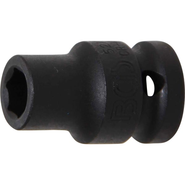 BGS Kraft-Steckschlüssel-Einsatz Sechskant Antrieb Innenvierkant 12,5 mm (1/2) SW 10 mm - 5210