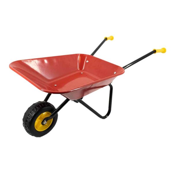 Kinderschubkarre (Metall) - Rot