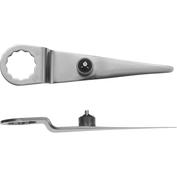 Düsenreinigungsstift für Brennerdüse, Draufsicht und Seitenansicht