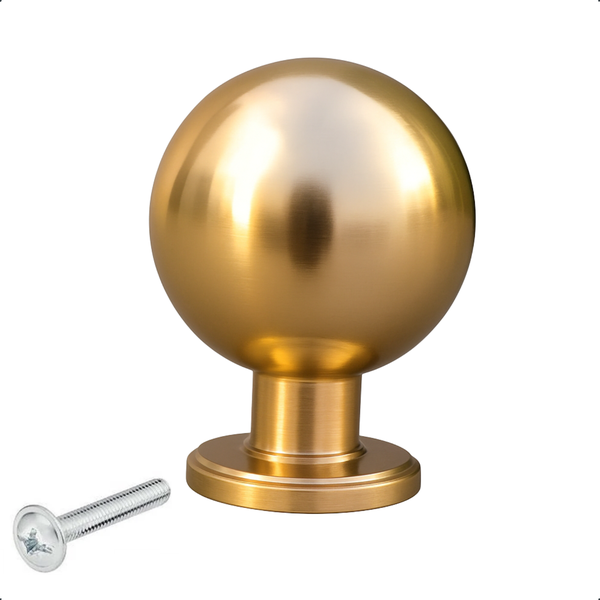 Schrankknopf / Möbelknopf Madison Gold