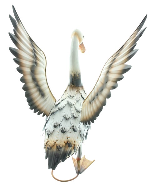 FRANK FLECHTWAREN|Figur Gans, 34 x 43 x 43 cm , METALL