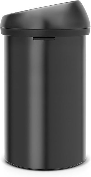Brabantia Abfallbehälter Mit Soft Touch Öffnung 60 Liter HxBxT 71 x 40 x 40 cm Metall Matt Schwarz