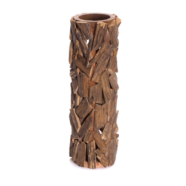 Säule  Vela 58x23 cm, Teak Massivholz