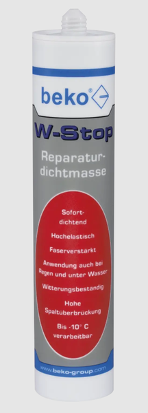 Beko W-Stop Reparaturdichtmasse 310ml - 1 Tube