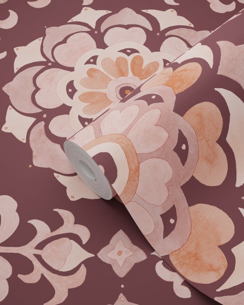 Rolle Vliestapete mit Blumenmuster