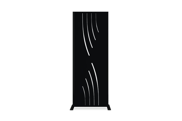Dekorplatte VELETA schwarz H.160cm Vollmuster