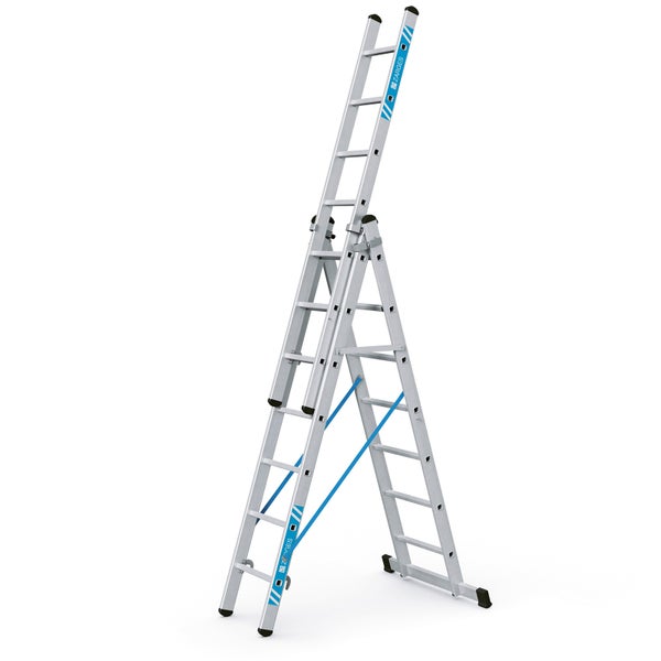 Aluminium Mehrzweckleiter im A-Stand