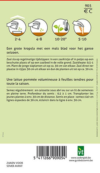 Informationen zum Anbau von Kopfsalat