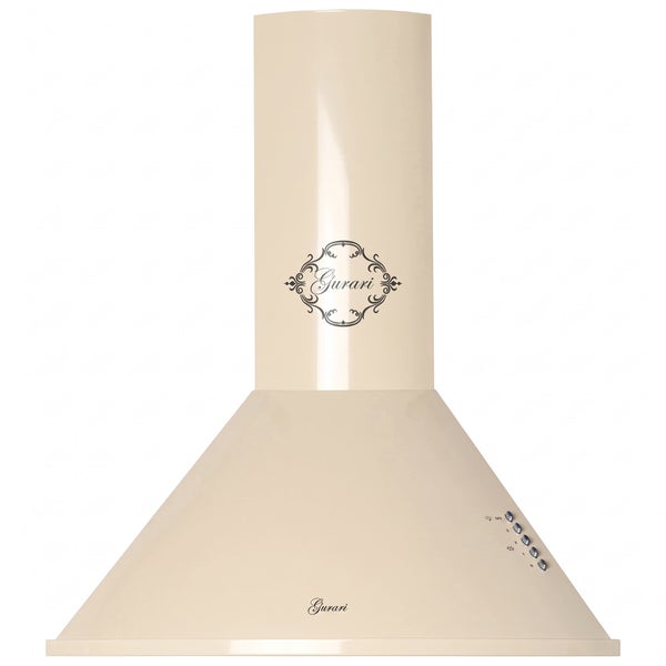 Wandhaube Gurari im Retrodesign mit Bedienungstasten