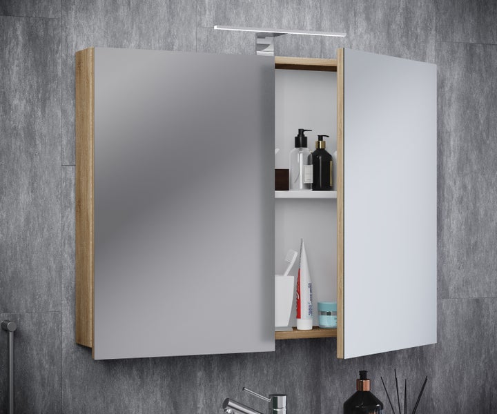 Spiegelschrank Spiegel Badezimmer Badinos 60x80 cm