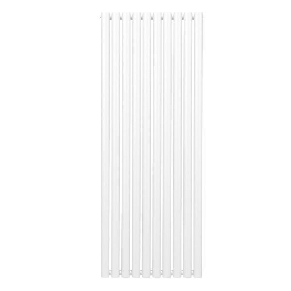 Oval Röhrenheizkörper - 1600mm x 600mm - Weiß