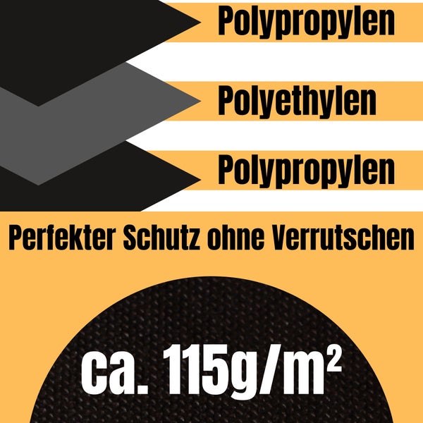 Palettenhusse für Europaletten und Gitterboxen, Abdeckplane, wasserdicht, 130 x 90 x 130cm