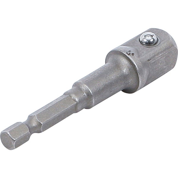 BGS Adapter für Bohrmaschinen Antrieb Außensechskant 6,3 mm (1/4) / Abtrieb Außenvierkant 12,5 mm (1/2) - 9685-3