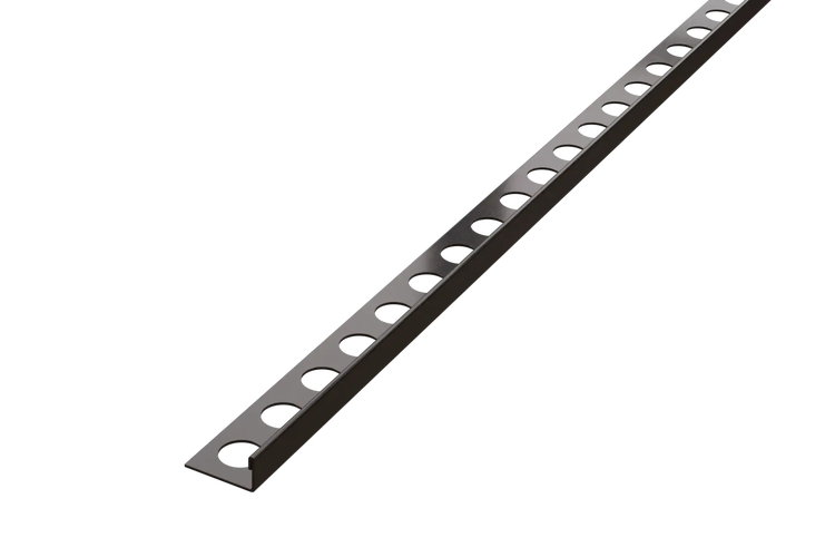 Fliesenschiene mit runden Aussparungen