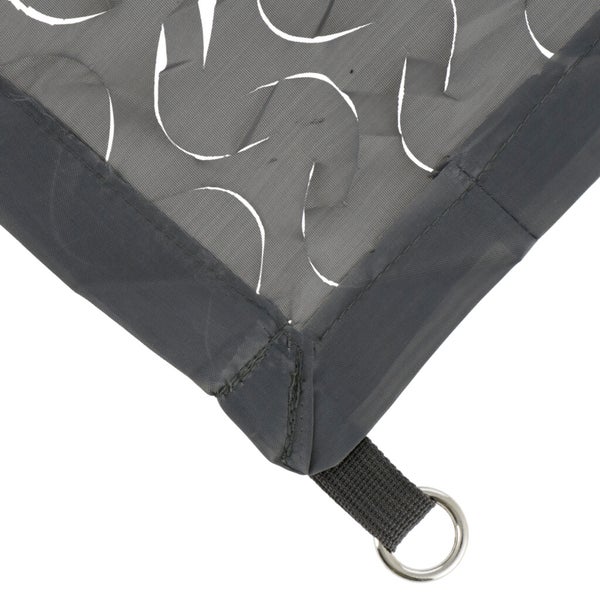 Livin'outdoor Tarnnetz Polyester Dreieck 3,6m anthrazit