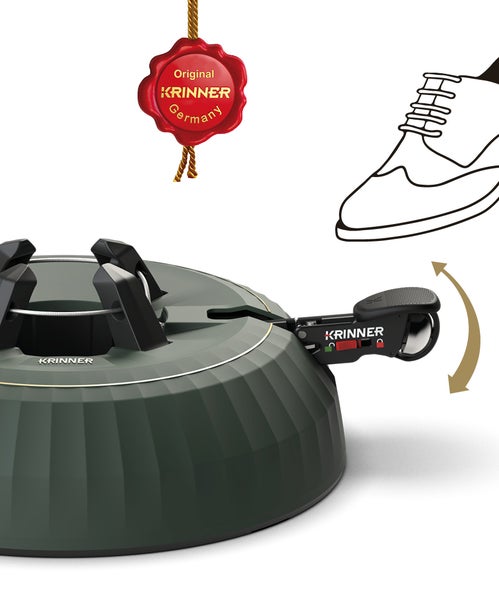 Krinner Christbaumständer mit Fußhebelbedienung