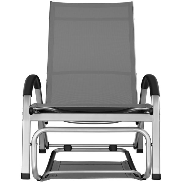 Gartensessel mit Aluminiumgestell und Textilbespannung