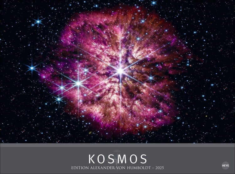 Kosmos - Edition Alexander von Humboldt 2025 Alexander von Humboldt-Reihe. Hochwertiger Foto-Wandkalender mit atemberaubenden Weltraum-Fotografien. Foto-Kalender XXL. Querformat.