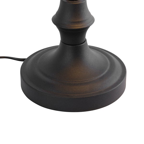 Detailaufnahme des Sockels einer Tischleuchte