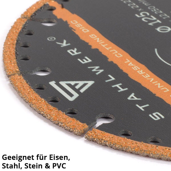 Stahlwerk Trennscheibe, geeignet für Eisen, Stahl, Stein und PVC